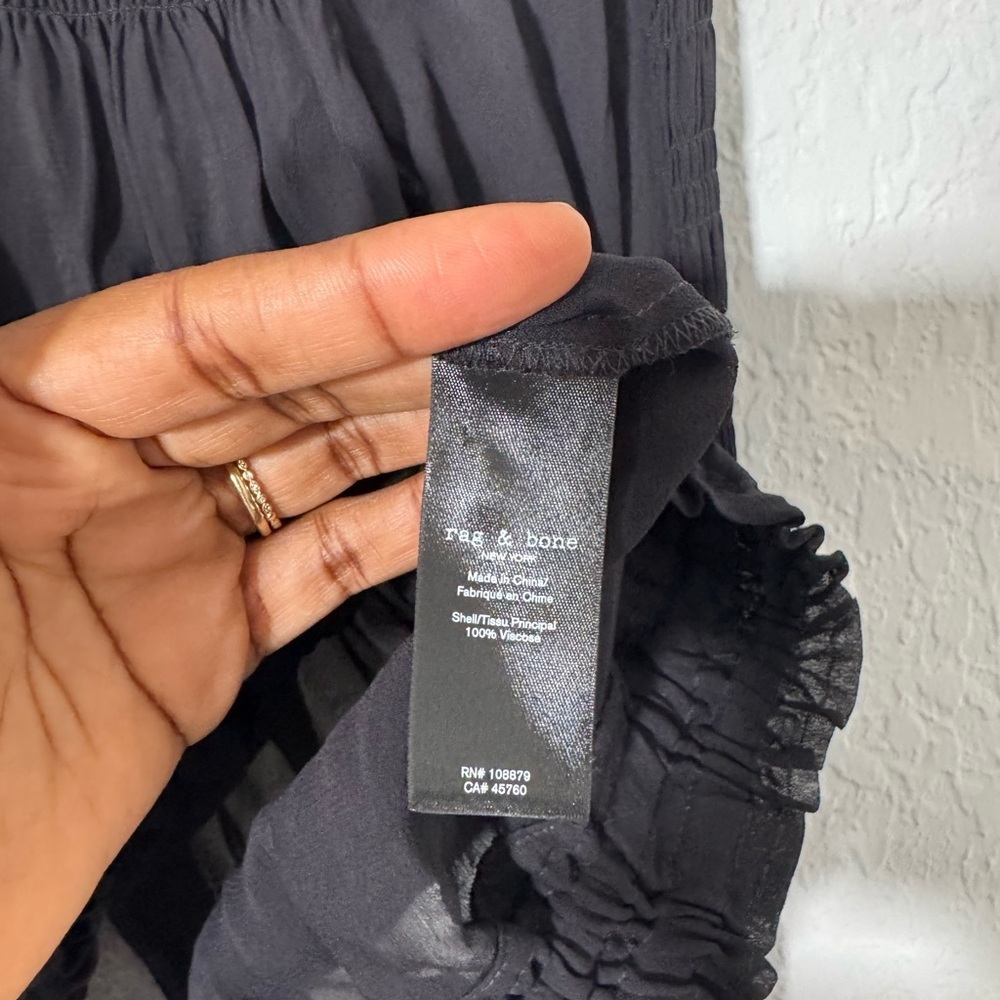 RAG & BONE Celeste Ruffle Blouse - Picture 7 of 7